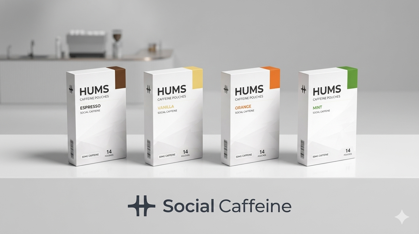 Hums Social Caffeine Pouches